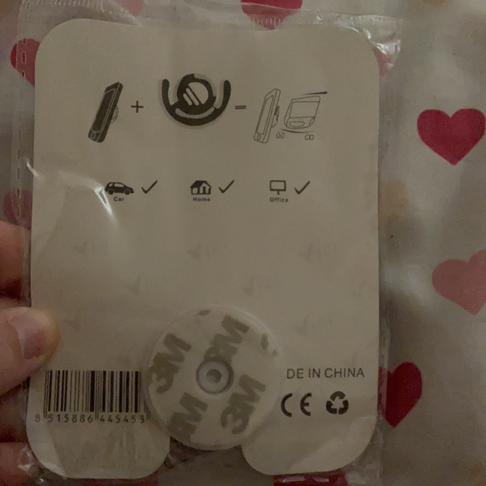 Quick Sand Heart Shaped Popsocket - Picture 4 of 5
